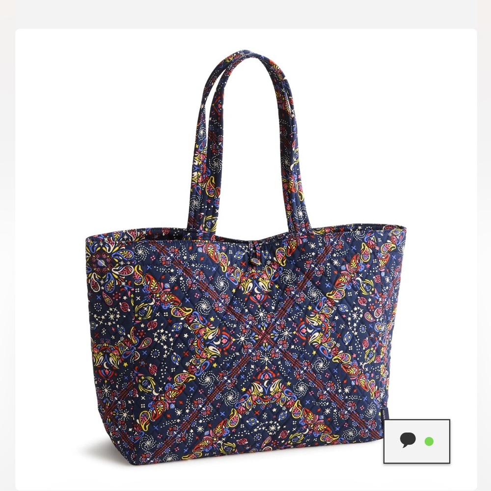 Vera Bradley Hathaway Tote Bag NWT “Starry Paisley”